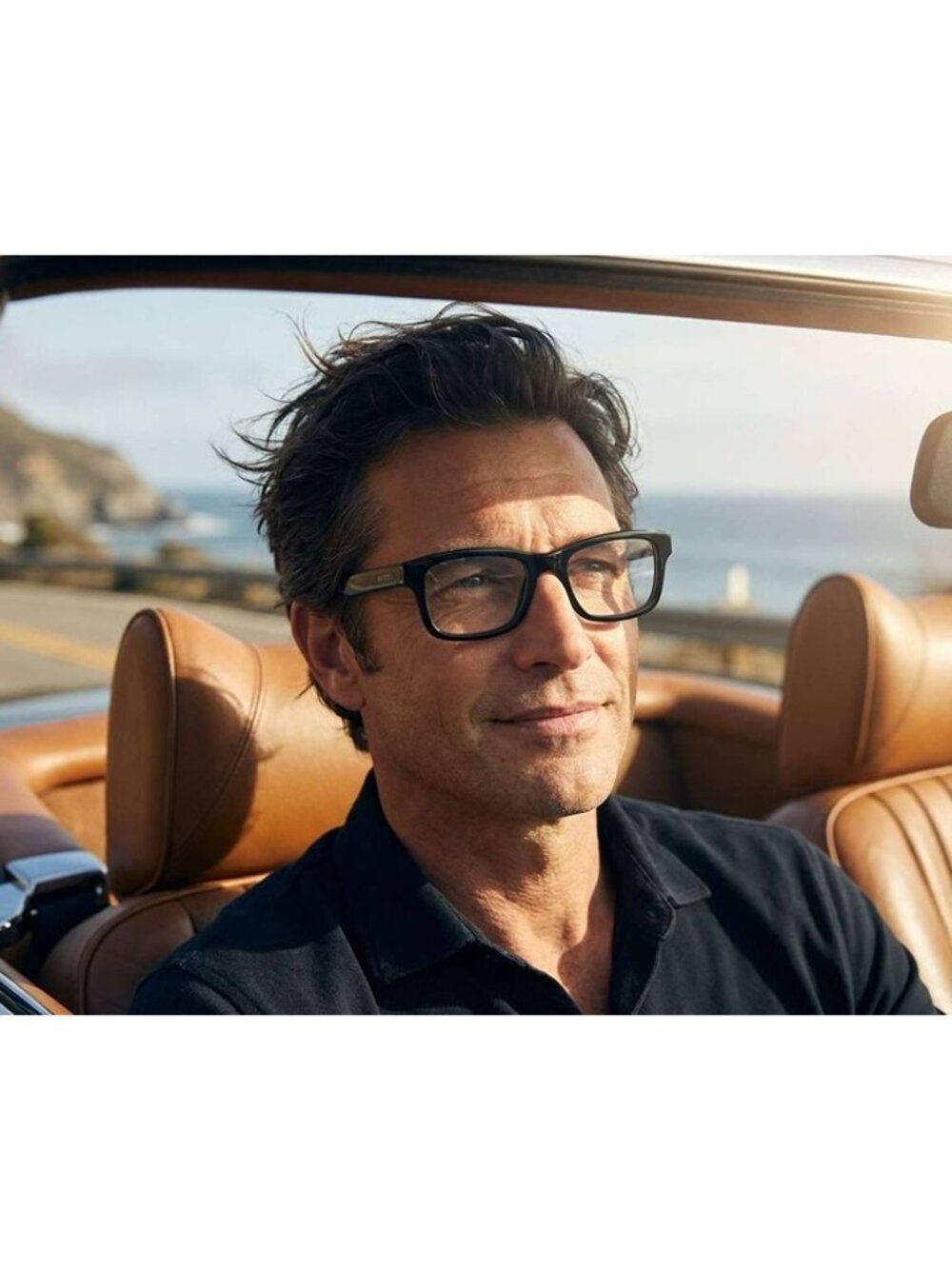 Gucci GG1717O 002 Eyeglasses Havana 54mm Rectangle Frame - Picture 3 of 11